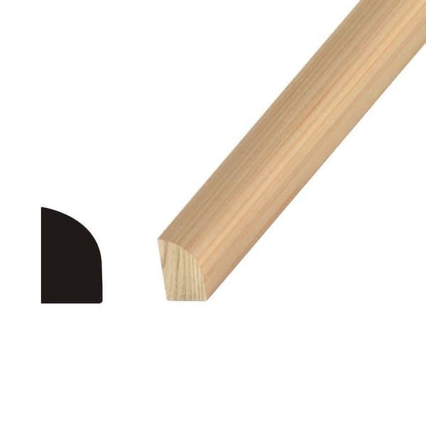 Builders Choice LWM 126 1/2 in. x 3/4 in. Pine Shoe Moulding