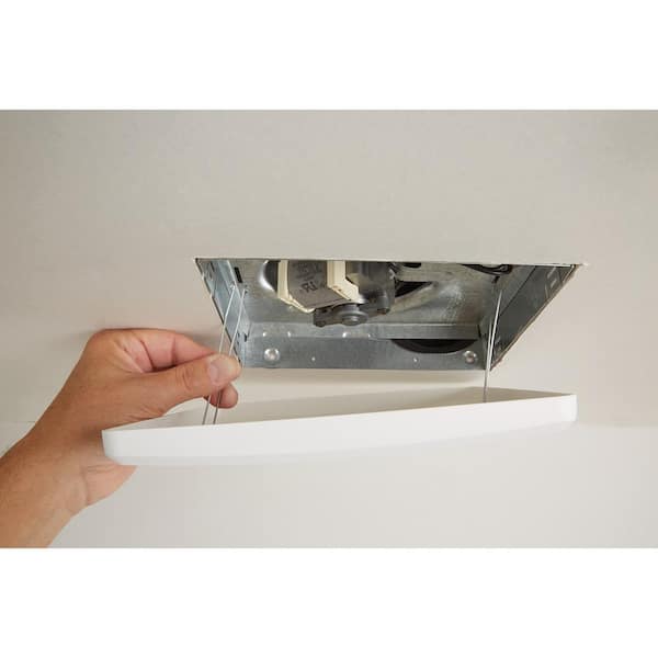 Broan Nutone Easy Install Bathroom Ventilation Fan Replacement Grille In White Fgr101s - How To Install Broan Nutone Bathroom Fan