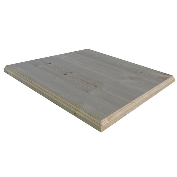 1 in. x 36 in. x 72 in. Allwood Pine Project Panel Table Island Top ...