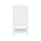 OVE Decors Vegas 18 in. W x 16 in. D x 34.5 in. H Bath Vanity in White ...