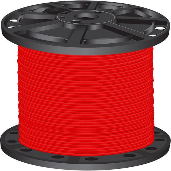 Southwire 1,000 ft. 4 Red Stranded CU SIMpull THHN Wire