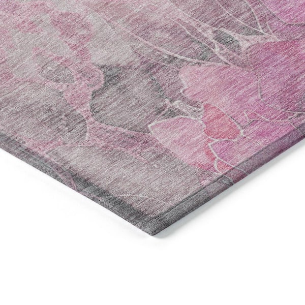 Chantille Machine Washable Indoor/Outdoor Abstract ACN1859 Pink 2 ft. x 3 ft. Accent Rug