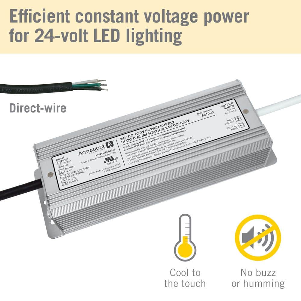 Waterproof Silver LED Driver for Indoor/Outdoor Lighting