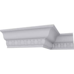 SAMPLE - 3-1/4 in. x 12 in. x 3-5/8 in. Polyurethane Jackson Crown Moulding