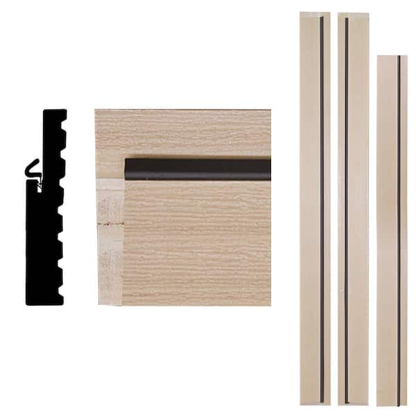 1-1/4 in. x 6-9/16 in. x 83 in. Primed Woodgrain Composite Patio Door Frame Kit