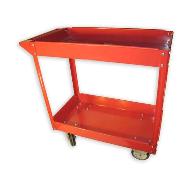 OLYMPIA 600 LB. Capacity, 2 Shelf Steel Cart