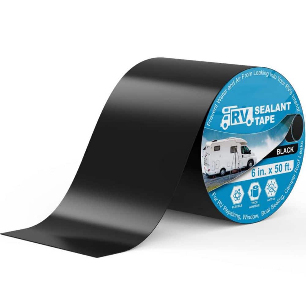 6 in. x 50 ft. Roofing Tape, Sealant Waterproof Tape, UV and Weatherproof Roof Seal Tape, Black price history on PriceWatchPro