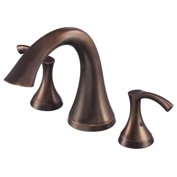 Danze Antioch Roman Tub Faucet Trim Only in Tumbled Bronze (Valve Not Included)