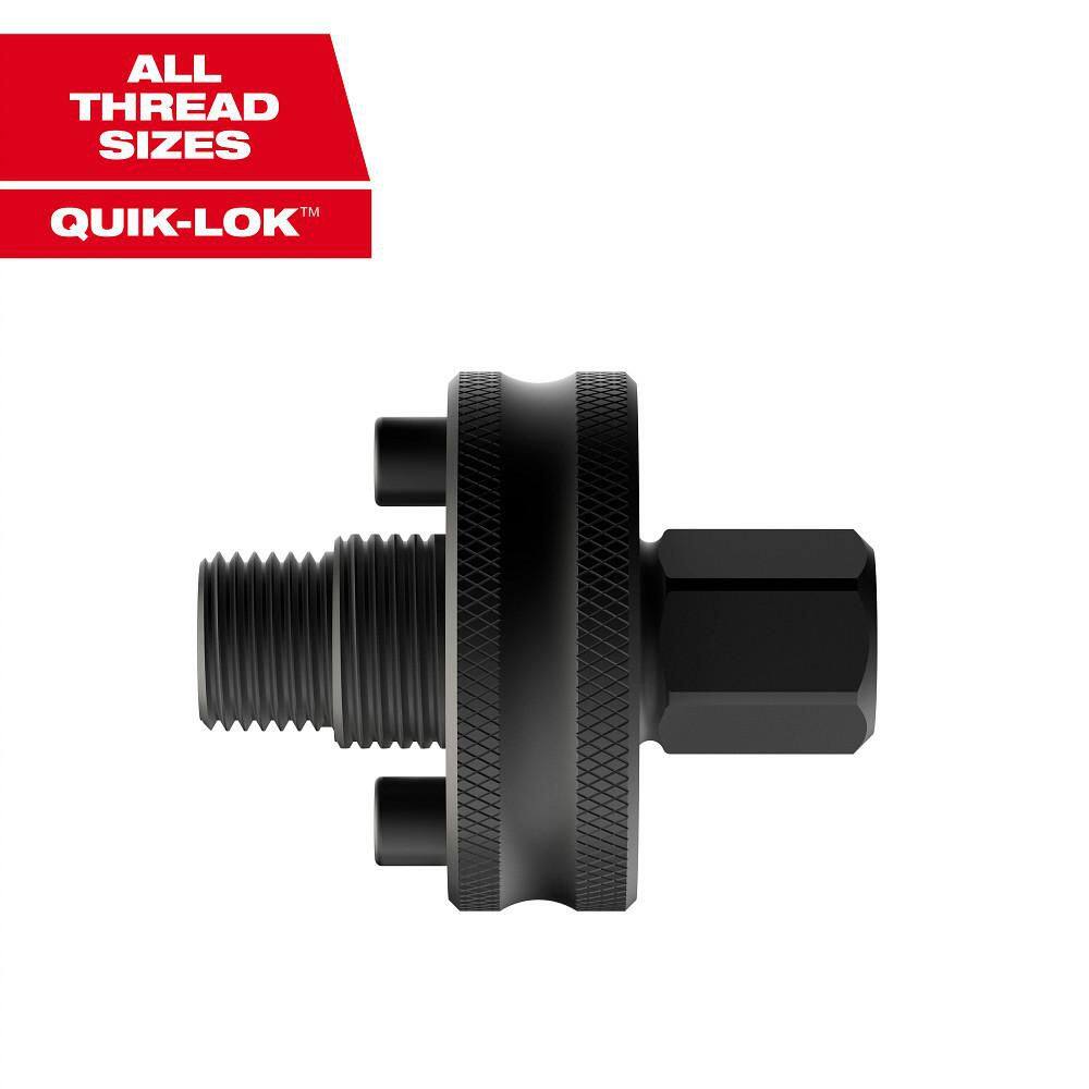 Hole Enlargement Thread Adapter 1/2 in Shank Diameter for QUIK-LOK Hole Saw Arbors