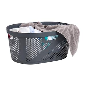 Rubbermaid Laundry Basket, XL Hip-Hugger Basket, 2.1-Bushel, White,  Laundry, Storage, Bathroom, Bedroom, Home Closet Clothes Basket