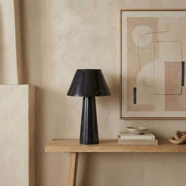Henrik 19 in. Black Table Lamp for Living Room