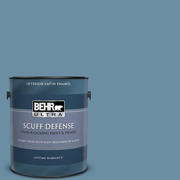 BEHR ULTRA 1 gal. #PPU14-04 French Court Extra Durable Satin Enamel Interior Paint & Primer