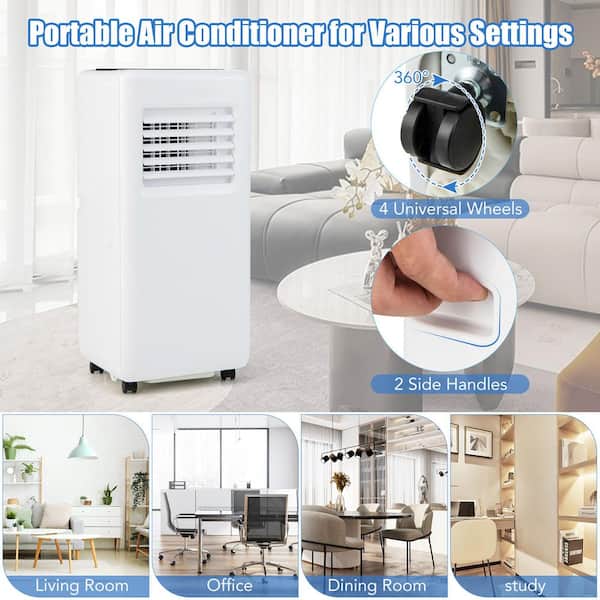 Gymax 8000 BTU Portable Air Conditioner Cools 250 sq. ft