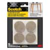 Scotch Scotch 1.5 in. Round Felt Pads, 12 Pack