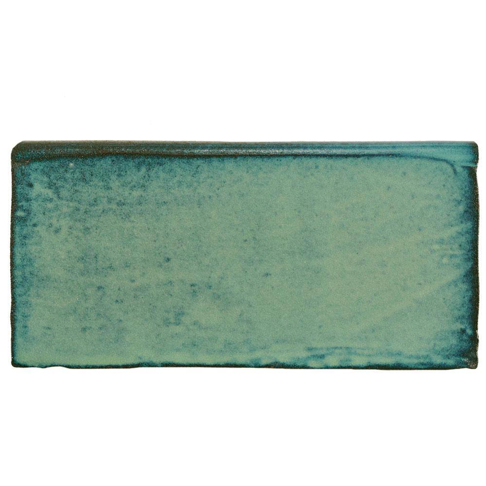 Antic Special Bullnose Lava Verde 3 in. x 6 in. Glossy Ceramic Wall Tile Trim price history on PriceWatchPro