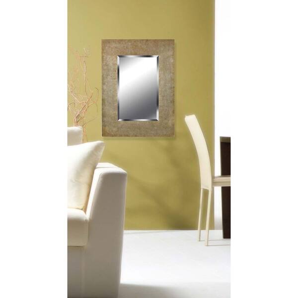 Unbranded Sheen 40 in. x 30 in. Wood Framed Mirror