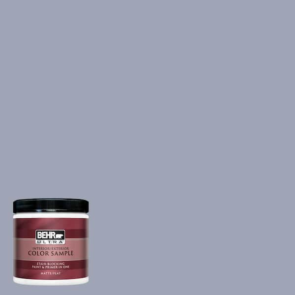 BEHR ULTRA 8 oz. #UL240-8 Great Falls Matte Interior/Exterior Paint and Primer in One Sample