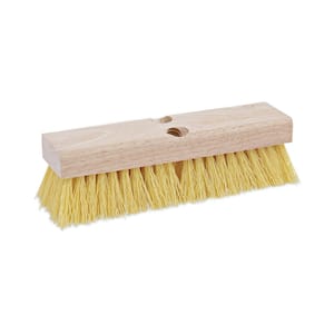 Quickie 9 inch Professional Deck Scrub Brush 208ZQK - The Home Depot