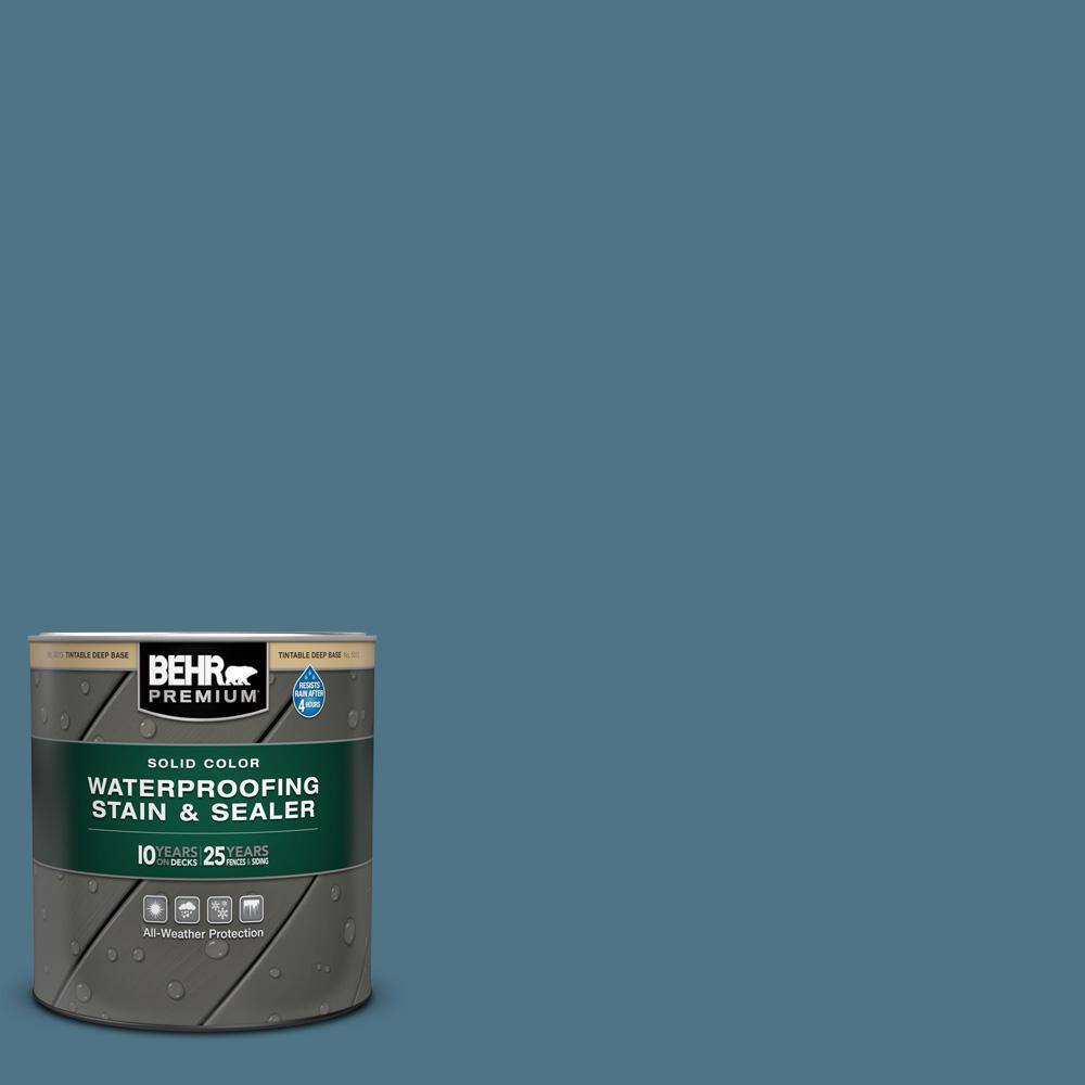1 qt. #SC-107 Wedgewood Solid Color Waterproofing Exterior Wood Stain and Sealer price history on PriceWatchPro