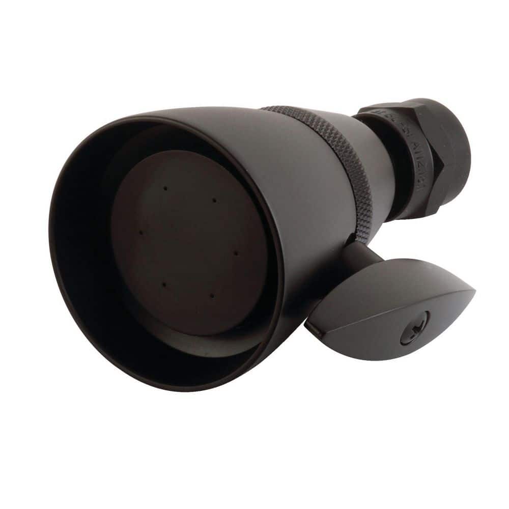 Matte Black Adjustable Wall Mounted Jet Spray Shower Head