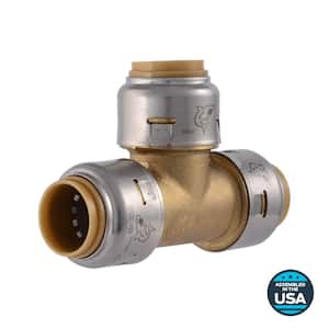 Max 1/2 in. Push-to-Connect Brass Tee Fitting