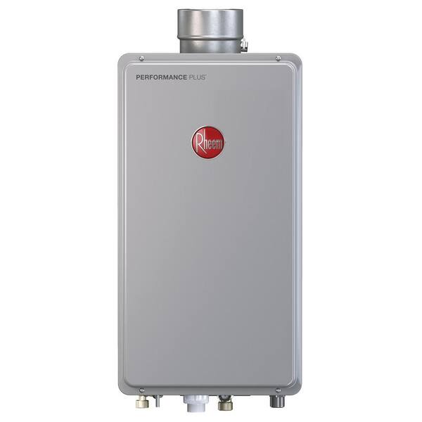 Rheem Performance Plus 6.4 GPM Natural Gas Mid Efficiency Indoor Tankless Water Heater