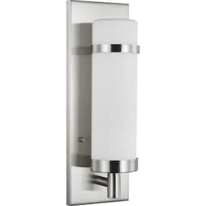 Hartwick 1-Light Brushed Nickel Wall Sconce