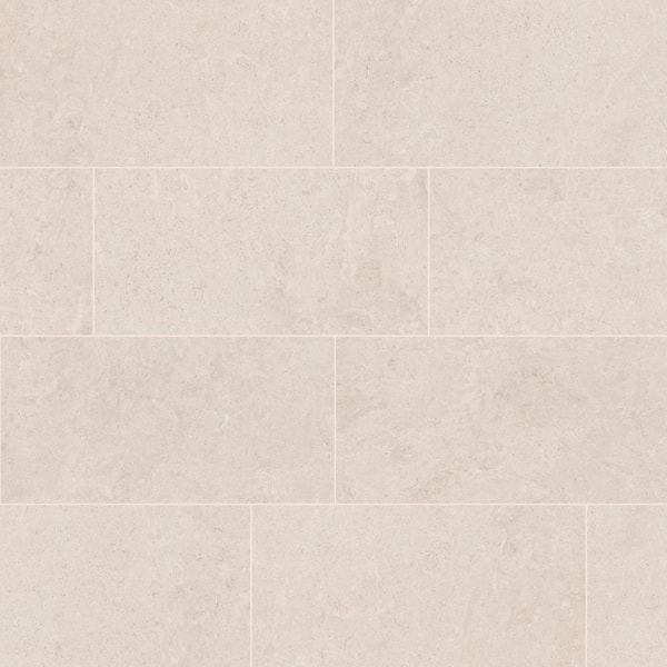 MSI Barri Perla 3D 12 in. x 24 in. Lappato Porcelain Shell Marble Look Floor and Wall Tile (12 sq. ft. /Case)