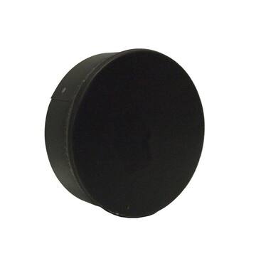 6 in. x 6 in. Black Stove Pipe Duct Cap