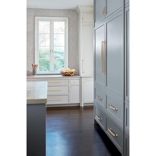 Westerly 3-3/4 in. (96mm) Modern Champagne Bronze Arch Cabinet Pull