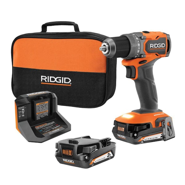 18V SubCompact Brushless Cordless 1/2 in. Drill/Driver Kit with (2) 2.0 Ah Batteries, Charger, and Tool Bag