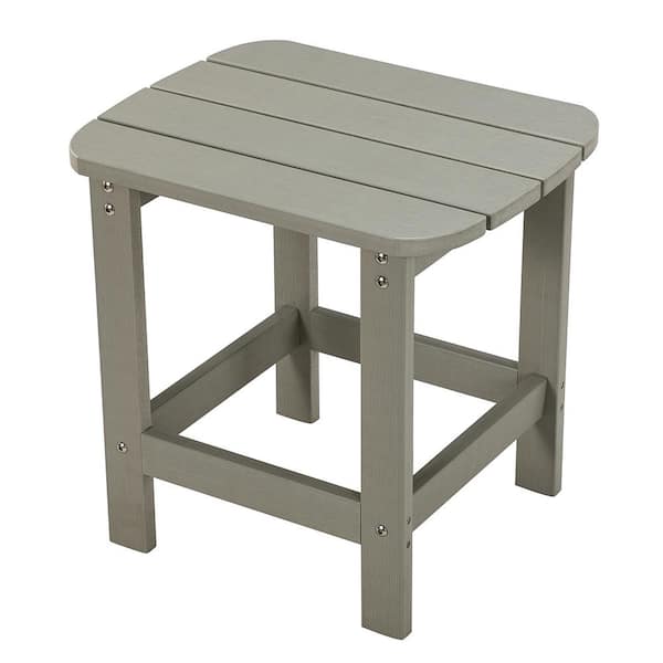 Unbranded Gray Plastic Outdoor Side Table