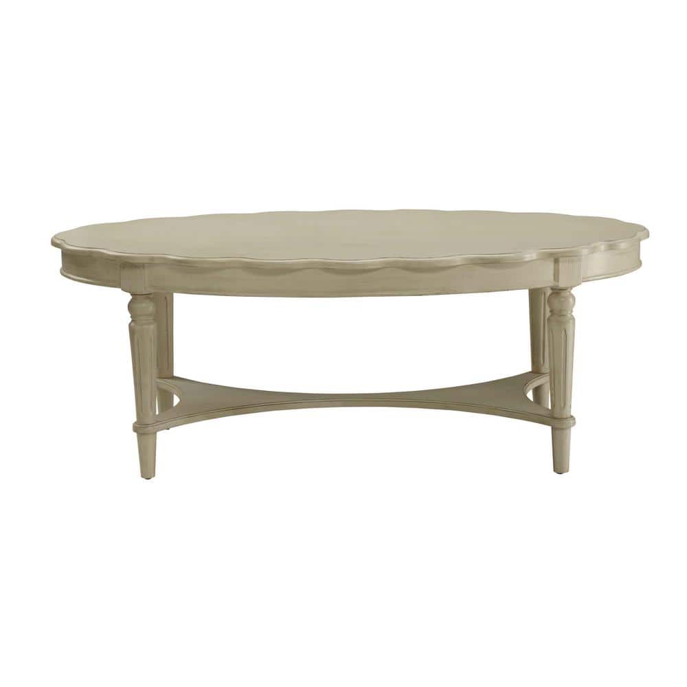 Acme Furniture Fordon Coffee Table in Antique White 82920 - The Home Depot