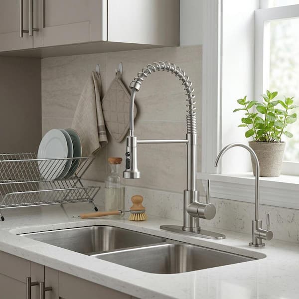 Reviews for AVITAS Single Handle Pull-Down Sprayer Kitchen Faucet