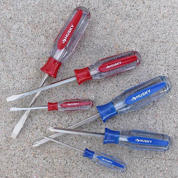 Husky - Variety Screwdriver Set (6-Piece)