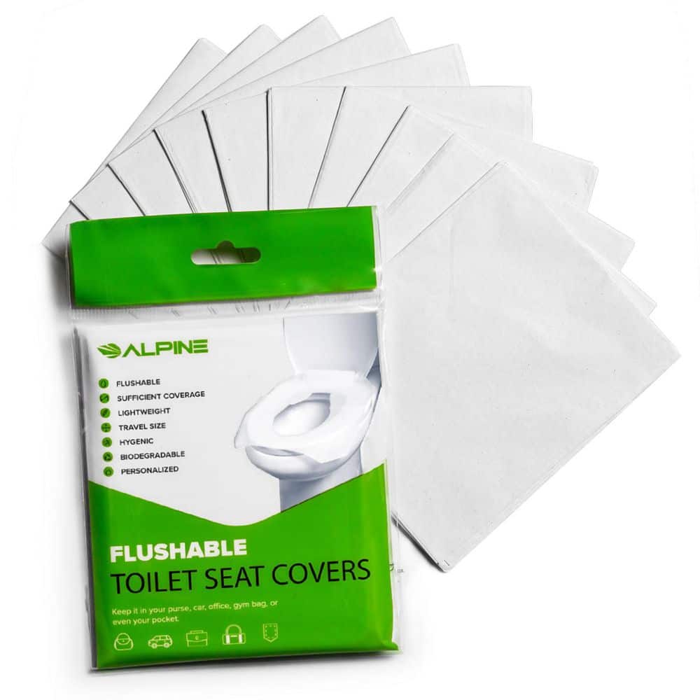 Alpine Industries White Disposable Toilet Seat Covers (150-Sheets)  P400-50-3PK - The Home Depot
