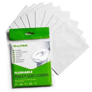 White Disposable Toilet Seat Covers (150-Sheets)