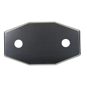 Stainless Steel 7-1/4 in. H x 13 in. W 2-Hole Tub/Shower Remodeling/Repair Cover Plate