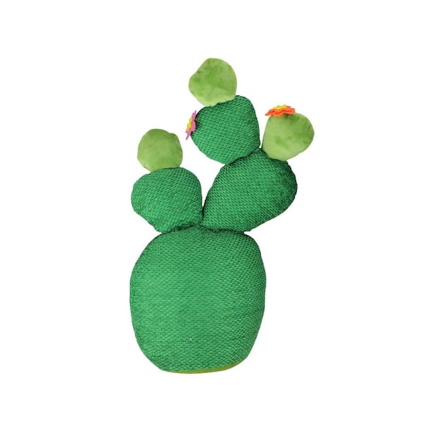 15 in. Plush Artificial Cactus Plant Table Top Decoration