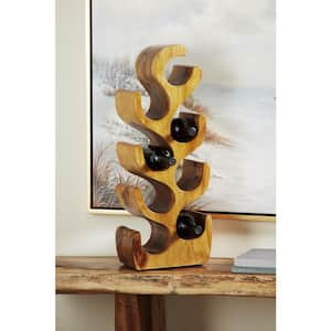 8- Bottle Brown Tree Shaped Wine Rack