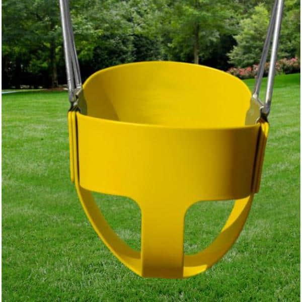 Swing-N-Slide Playsets Yellow Full Bucket Toddler Swing with