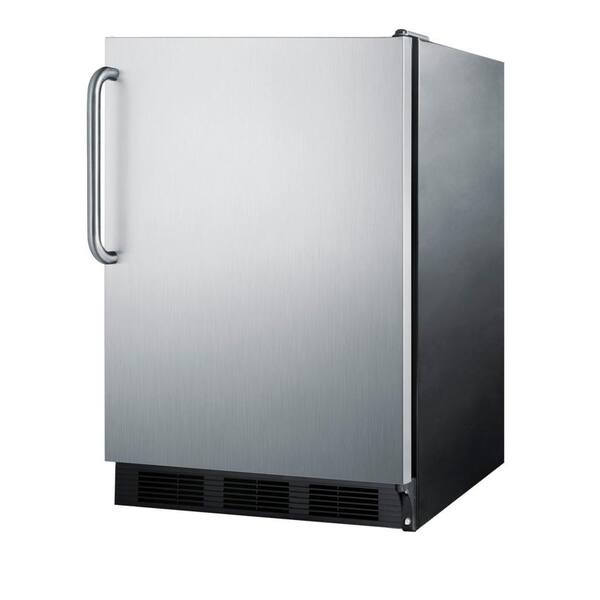 Summit Appliance 5.5 cu. ft. Mini Refrigerator in Stainless Steel