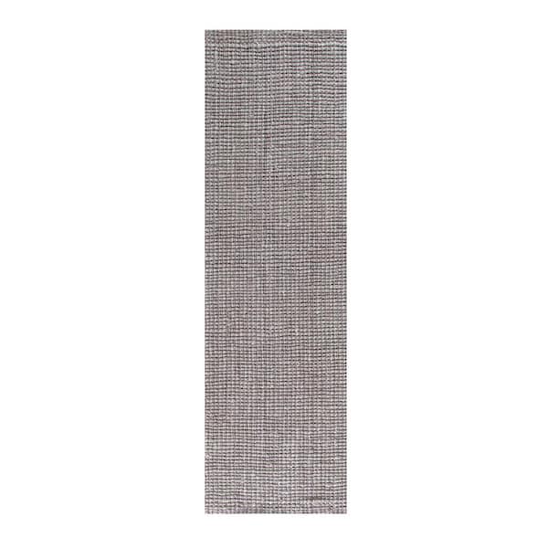 Anji Mountain Andes Gray 2 x 8 ft. Jute Area Rug