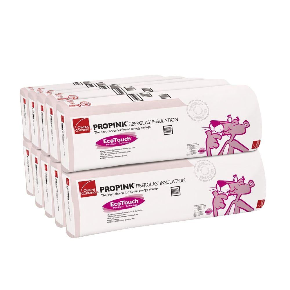 Owens Corning R 30 Pink Metal Framed Foil Faced Fiberglass Insulation Batt 16 In X 48 In 8 Bags A18 The Home Depot