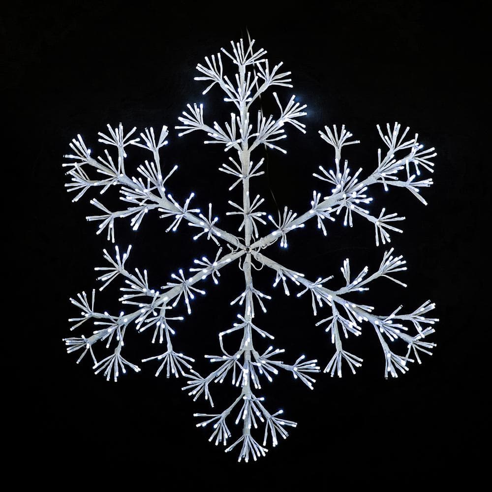 HOLIDYNAMICS HOLIDAY LIGHTING SOLUTIONS 36 In. LED Sparkler Snowflake ...