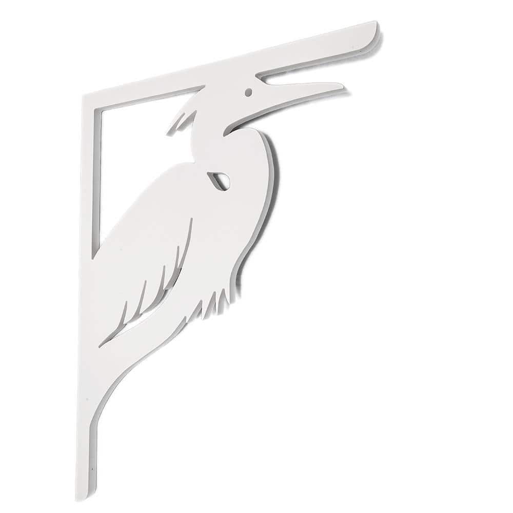 Decorative 16 in. Paintable PVC Heron Mailbox or Porch Bracket price history on PriceWatchPro