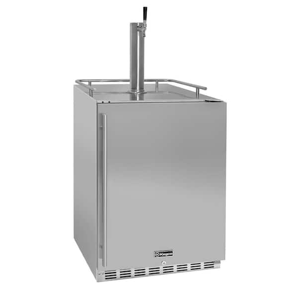 Digital Outdoor Undercounter Full Size Beer Keg Dispenser with X-CLUSIVE Single Tap Premium Direct Draw Kit
