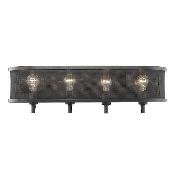 Golden Lighting Colson EB 4-Light Etruscan Bronze Bath Light
