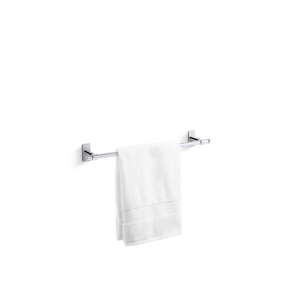 Polished Chrome 18" Wall Mounted Towel Bar