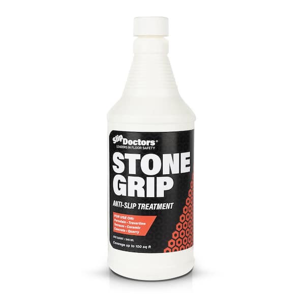 SLIP DOCTORS Stone Grip (Quart) Non-Slip Floor Treatment for Tile and Stone  S-TR-SGINDQT - The Home Depot